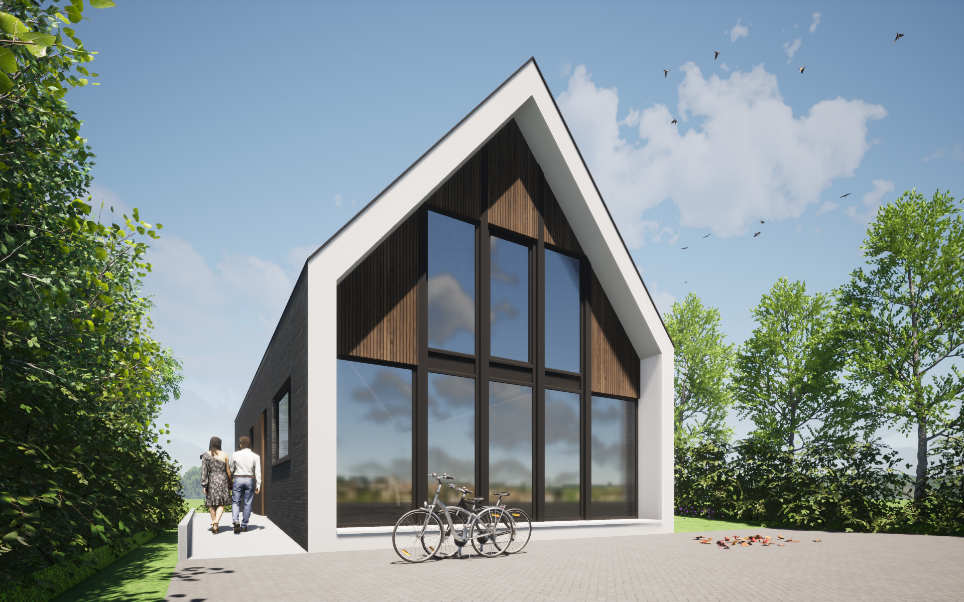 schuurwoning modern architectuur ontwerp 1