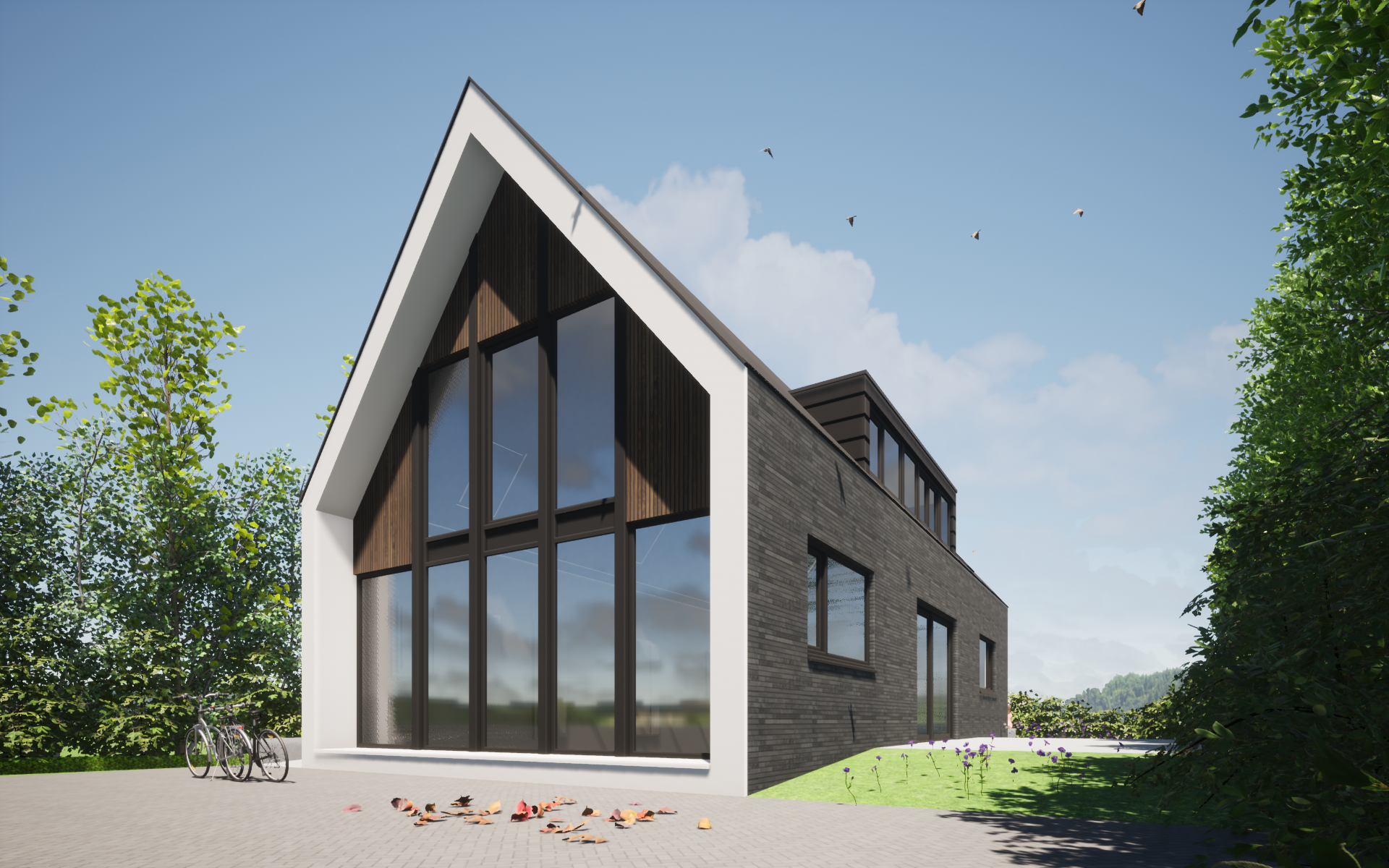 schuurwoning modern architectuur ontwerp 2