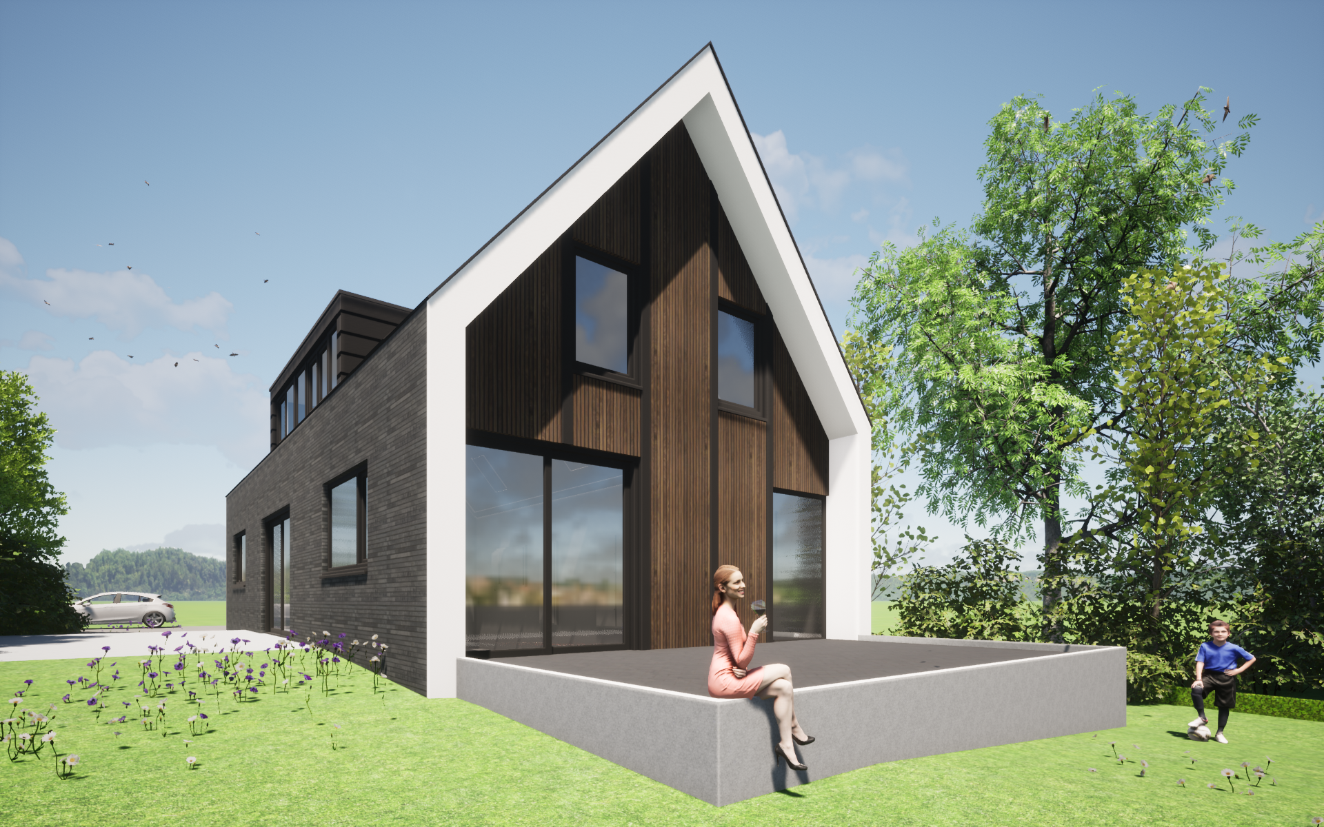 schuurwoning modern architectuur ontwerp 3