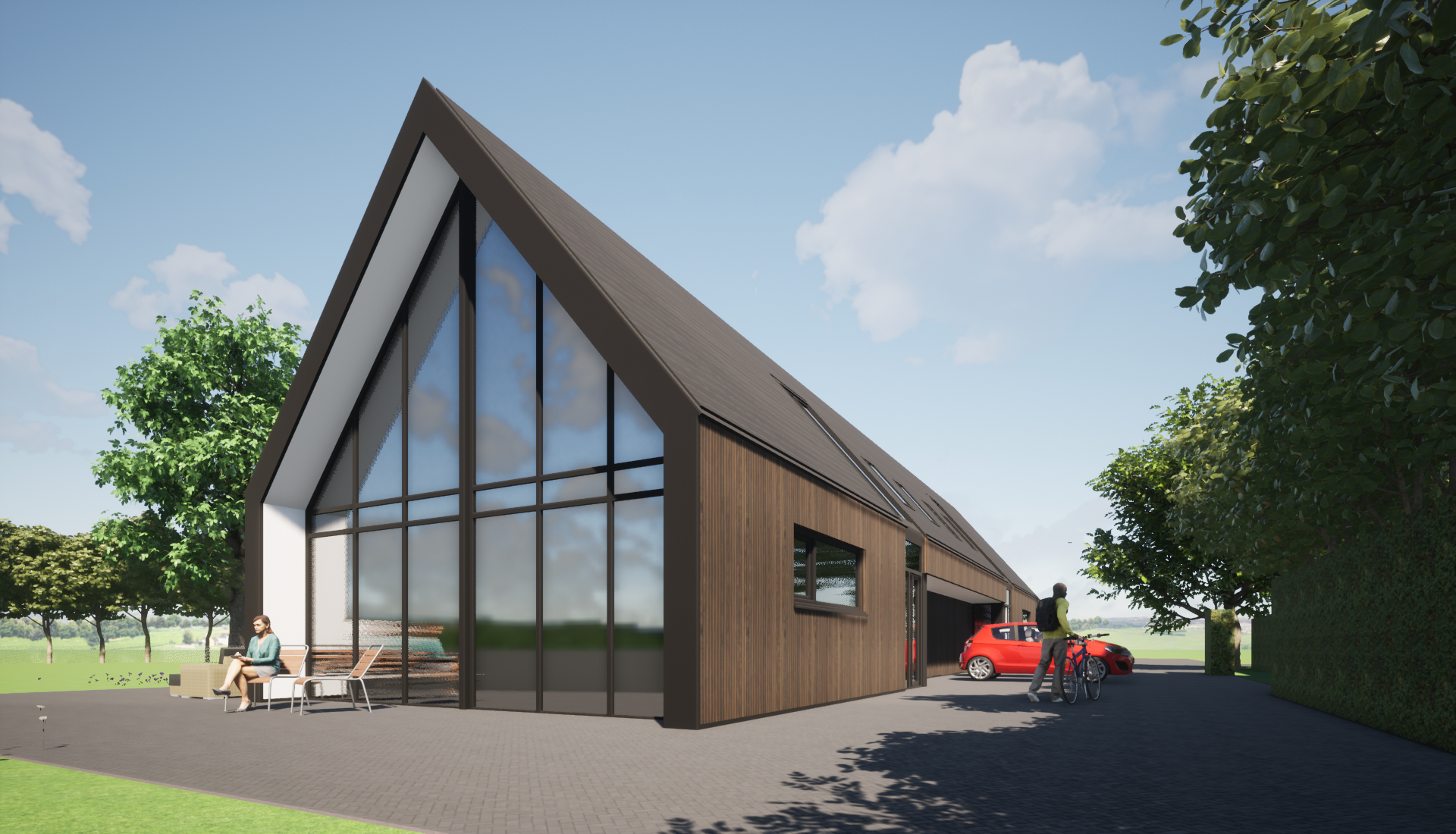 schuurwoning modern dubbel nieuwbouw